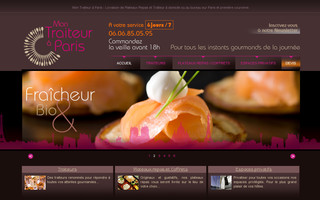 mon-traiteur-a-paris.fr website preview