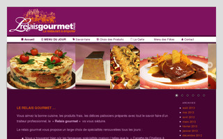 lerelaisgourmet.fr website preview
