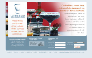 cordonblanc.fr website preview