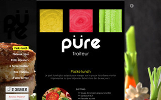 pure-traiteur.fr website preview