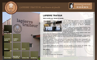 lapierretraiteur.com website preview