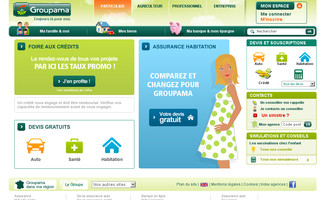 groupama.fr website preview