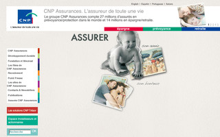 cnp.fr website preview
