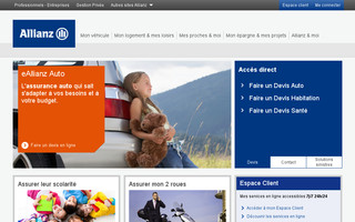 allianz.fr website preview