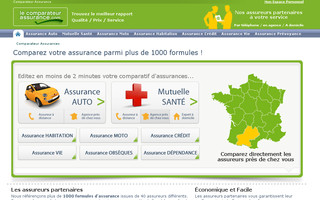 lecomparateurassurance.com website preview