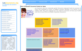 lesassurances.org website preview
