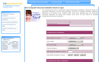 assurance-habitation.lesassurances.org website preview