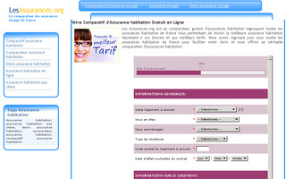 assurance-habitation.lesassurances.org website preview