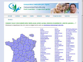 comparateurmutuelle.org website preview