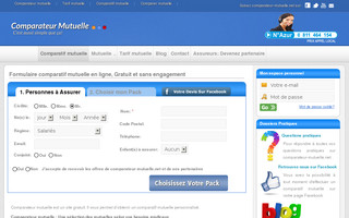 comparateur-mutuelle.net website preview