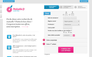 mutuelle.fr website preview