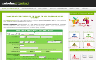 mutuelles-comparateur.fr website preview