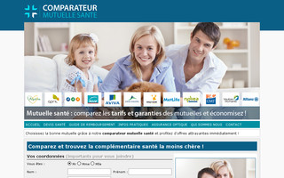 comparateurmutuellesante.com website preview