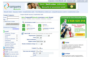 comparatif-mutuelle-de-france.com website preview