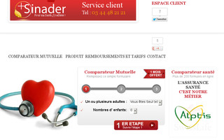 comparateurs-mutuelle.fr website preview