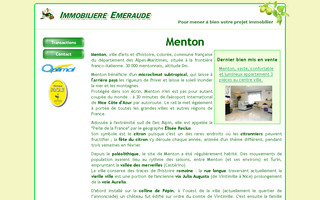 immobilier-menton.fr website preview