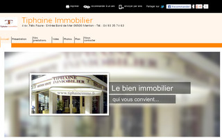 tiphaineimmo.com website preview