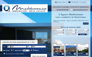 mediterraneo.fr website preview