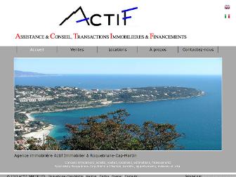 actif-immobilier.com website preview