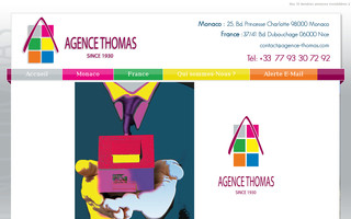 agence-thomas.com website preview
