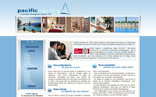 pacificagency.mc website preview
