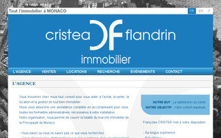 agencecristea.com website preview