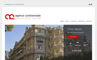 agencecontinentale.com website preview