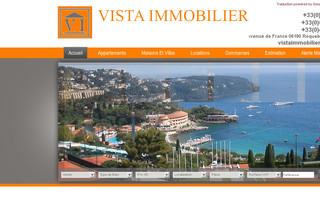 vista-immobilier.com website preview