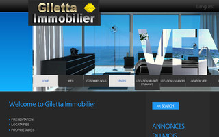 gilettaimmobilier.com website preview