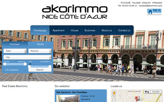 akorimmo.com website preview