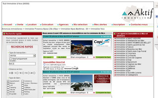 immobilier-nice.aktifimmo.com website preview