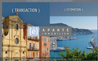 aparteimmobilier.com website preview