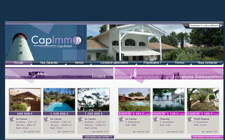cap-immo.net website preview