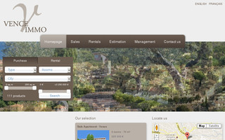 vence-immo.fr website preview