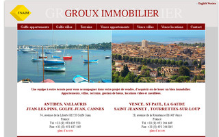 groux-immobilier.fr website preview