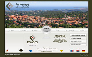 agence-ferrero.com website preview