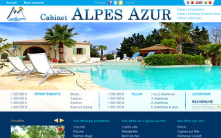 alpesazur.com website preview