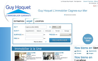 guyhoquet-immobilier-cagnes-sur-mer.com website preview