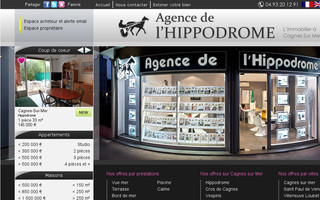agence-hippodrome.com website preview