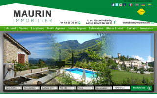 maurin.com website preview