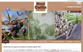 maud-collin.com website preview