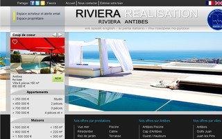 rivieraantibes.com website preview