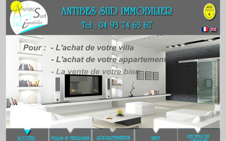 antibes-sud-immobilier.com website preview