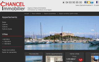 chancelimmobilier.fr website preview