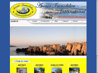 avenirimmobilierinternational.com website preview
