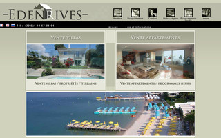 edenrives.fr website preview