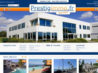 prestigimmo.fr website preview