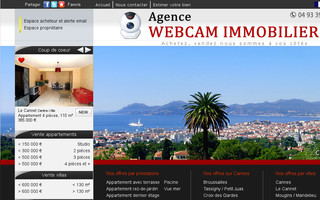 webcamimmobilier.com website preview