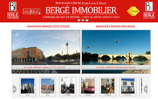 berge-immobilier.com website preview