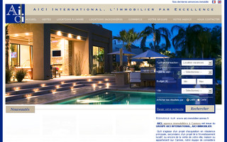 aici-immobiliercannes.fr website preview